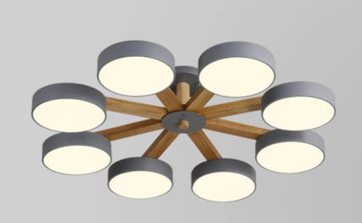 Потолочная светодиодная люстра Inodesign Joist Gray 40.9622